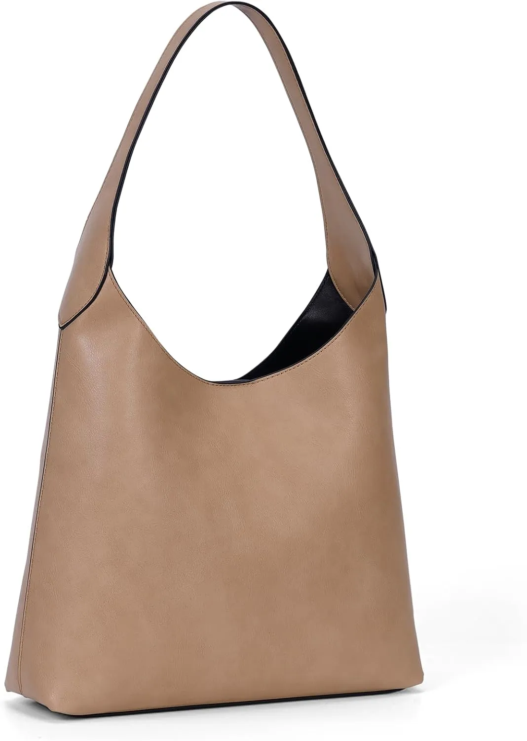JQWYGB Hobo Bags Slouchy Tote Bag for Women Vegan Leather Shoulder Work Bag Designer Handbag Trendy Slouch Purse