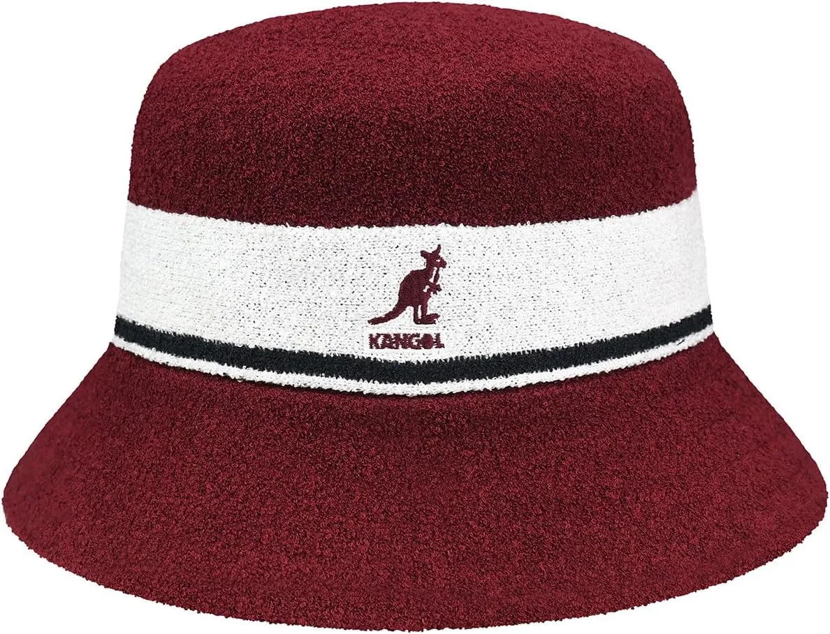 Kangol Bermuda Stripe Bucket - Electric Pink/M Bucket Hat