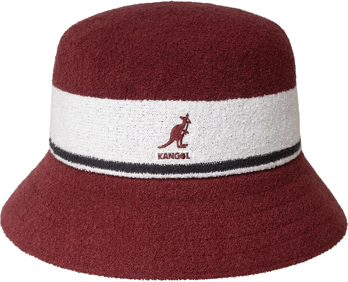 Kangol Bermuda Stripe Bucket - Electric Pink/M Bucket Hat