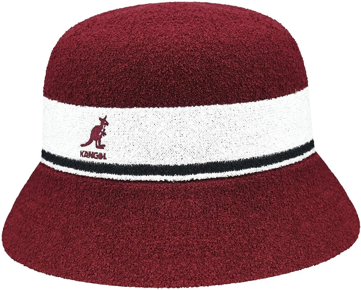 Kangol Bermuda Stripe Bucket - Electric Pink/M Bucket Hat