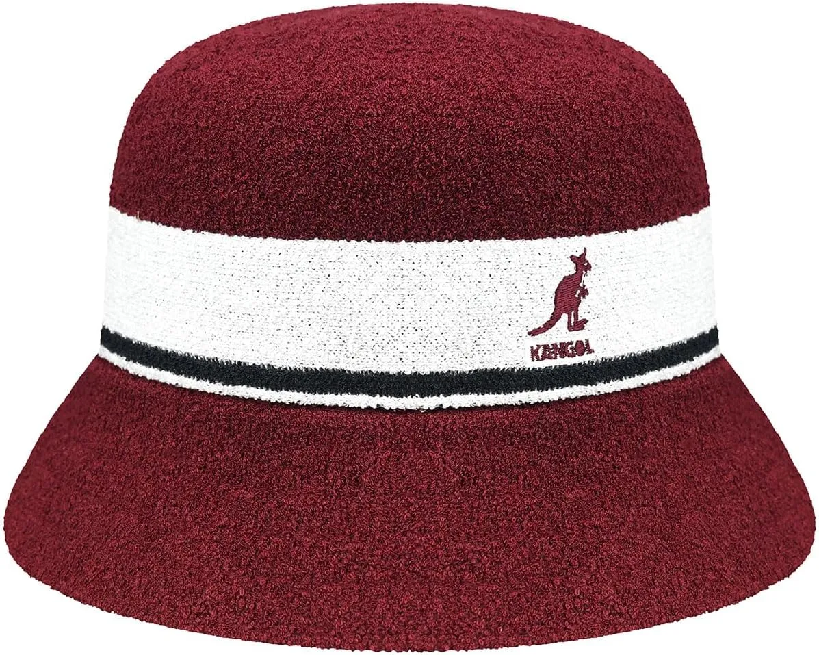 Kangol Bermuda Stripe Bucket - Electric Pink/M Bucket Hat
