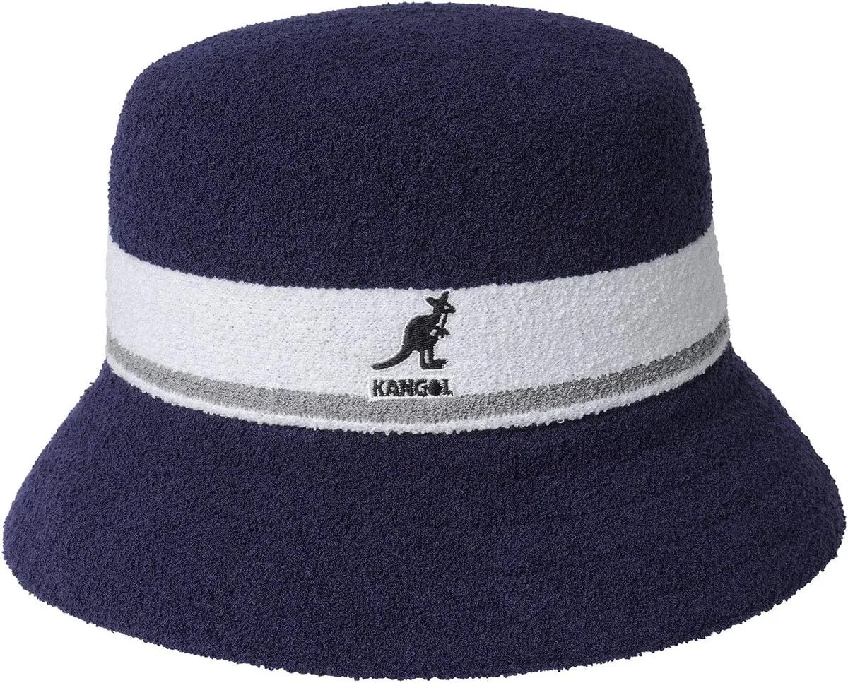 Kangol Bermuda Stripe Bucket - Electric Pink/M Bucket Hat