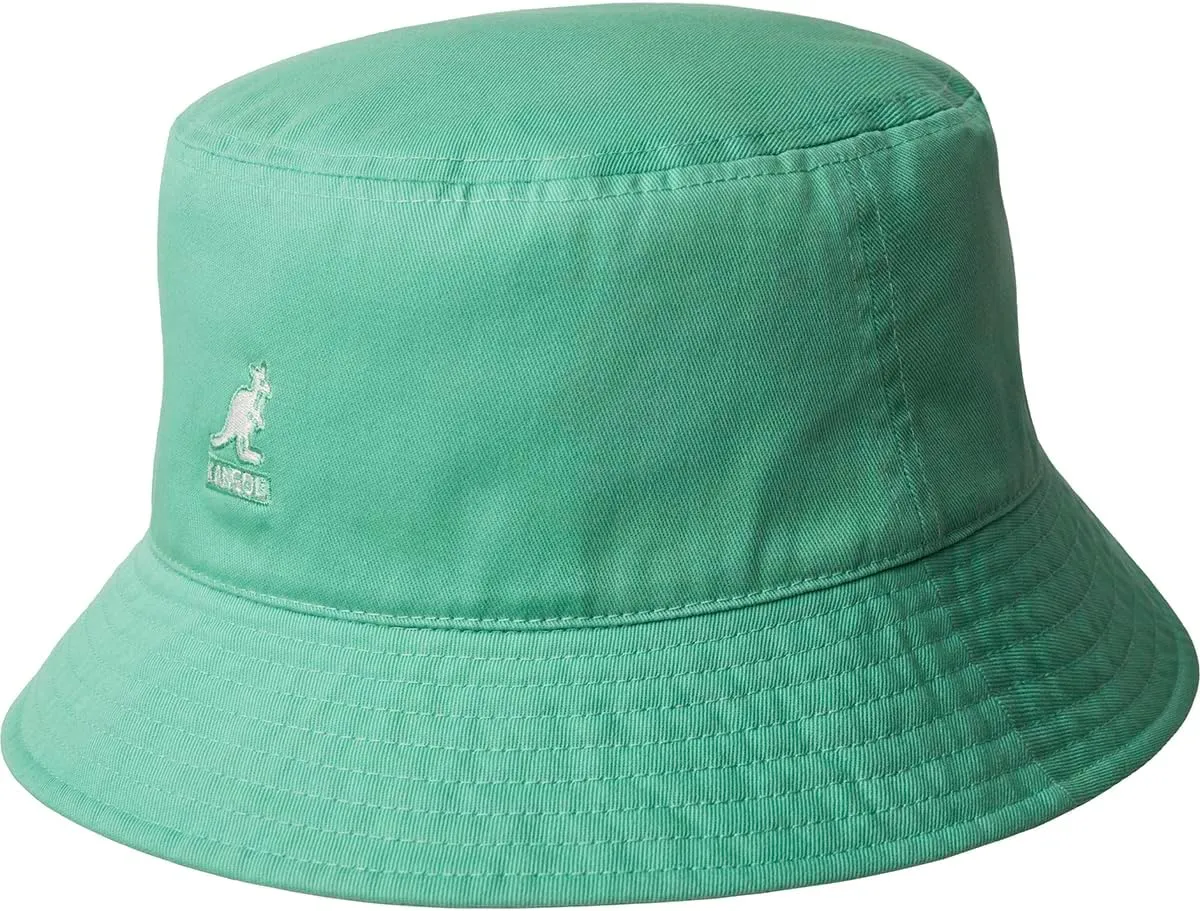 Kangol Washed Bucket Hat - Marine Teal/XL