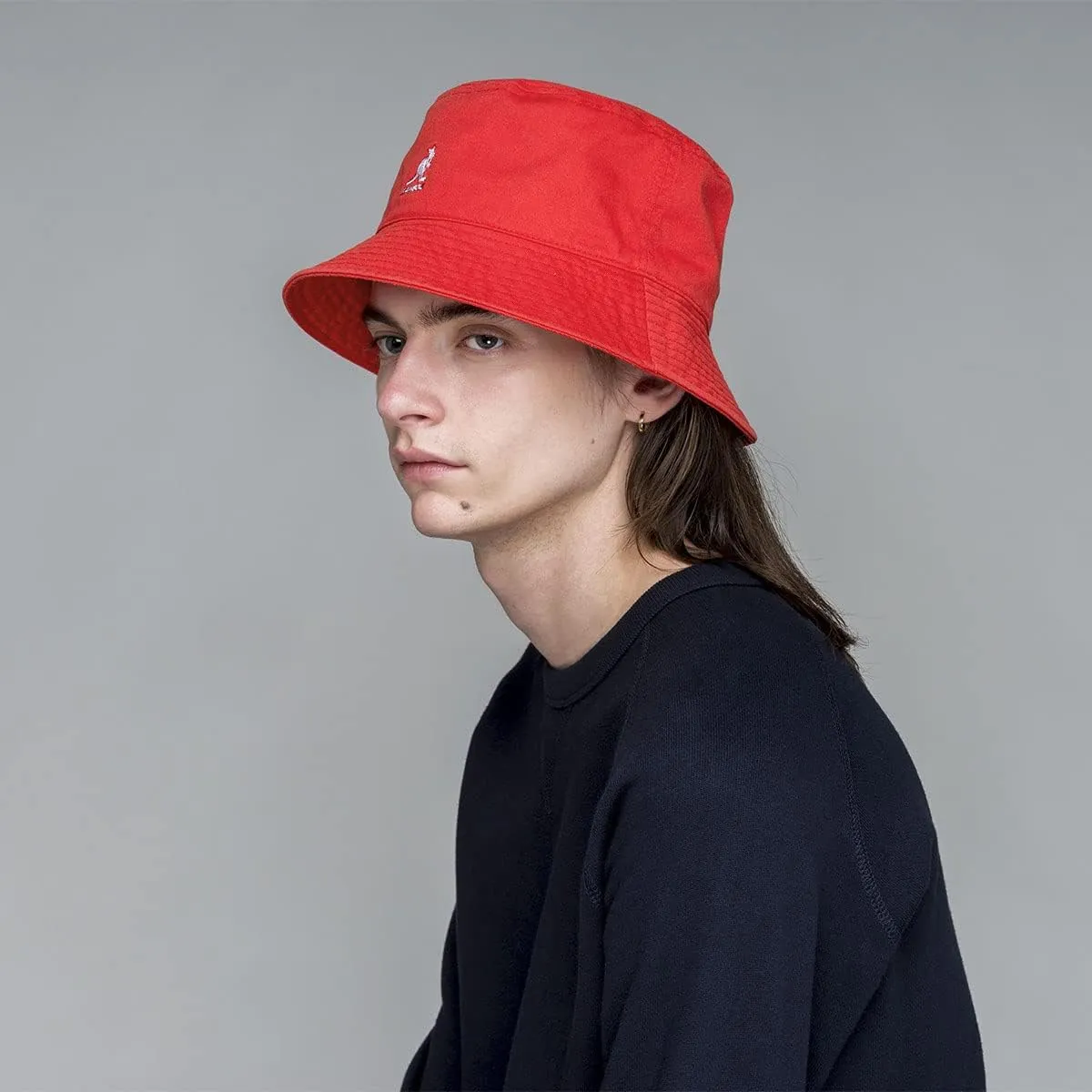 Kangol Washed Bucket Hat - Marine Teal/XL