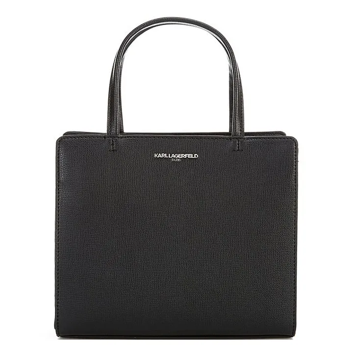 KARL LAGERFELD PARIS Maybelle Satchel Bag With Strap for Shoulder/Crossbody Wear