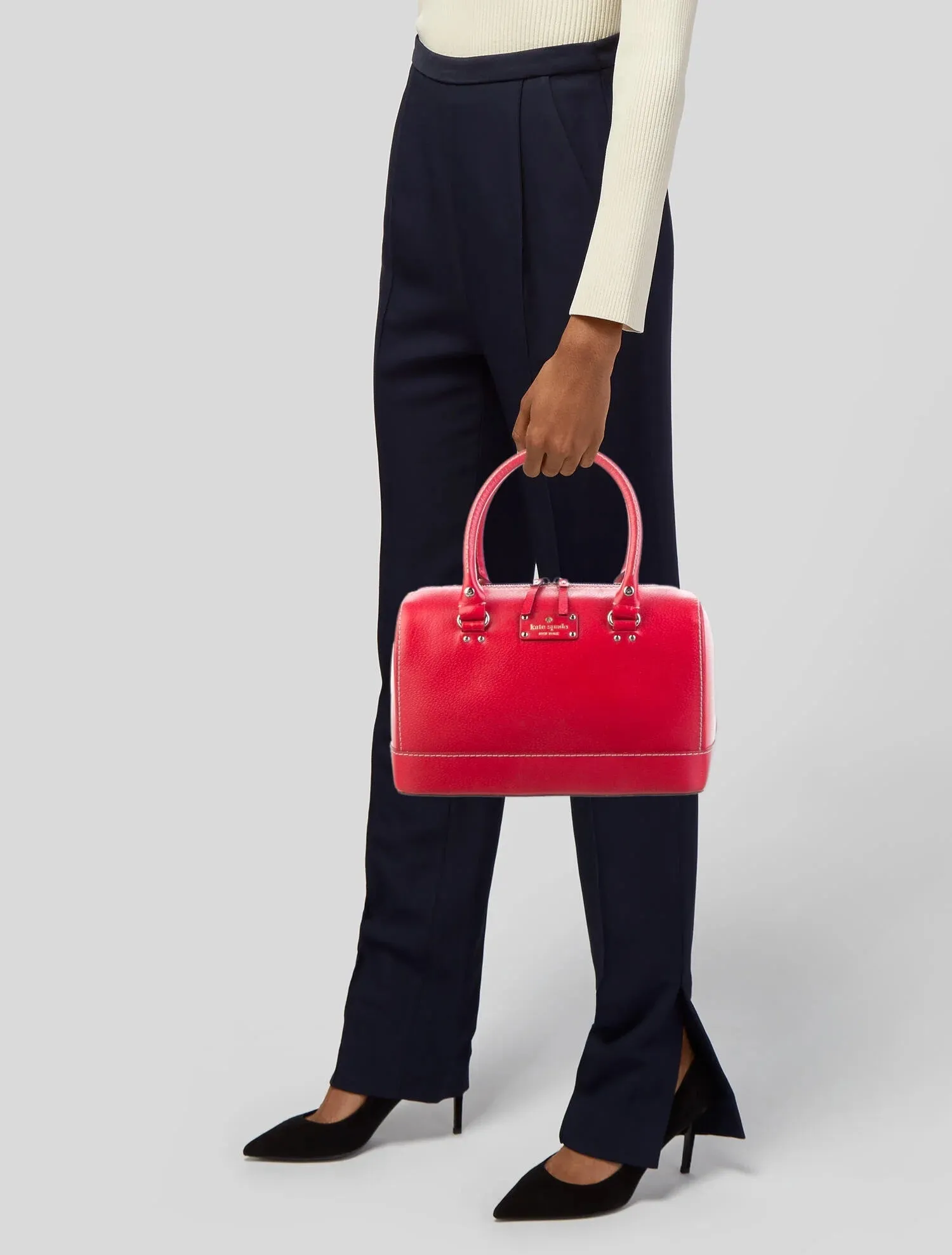 KATE SPADE WELLESLEY KAYLEIGH ZIP TOP BOSTON BAG