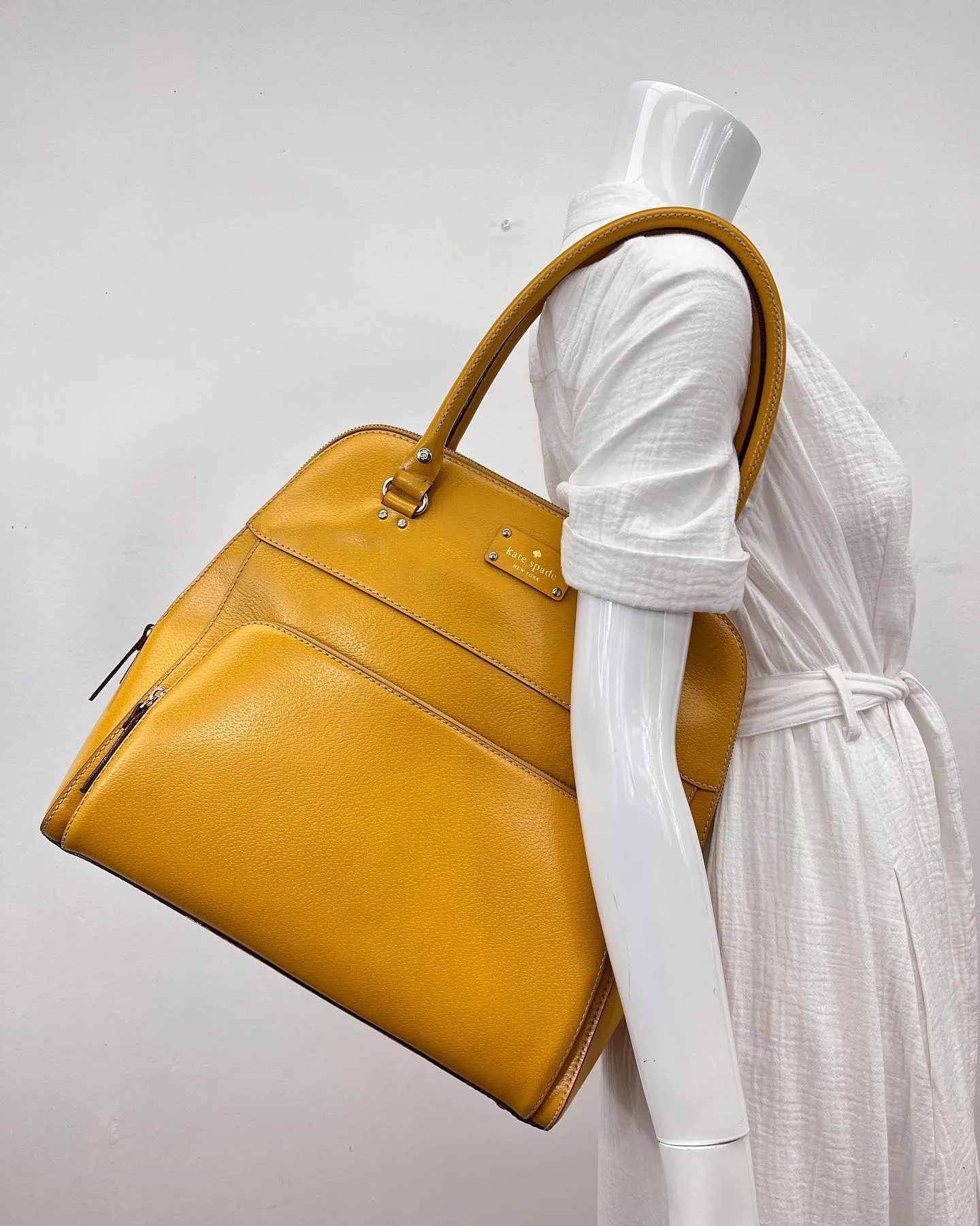 KATE SPADE WELLESLEY MAEDA SAFFIANO LEATHER SATCHEL