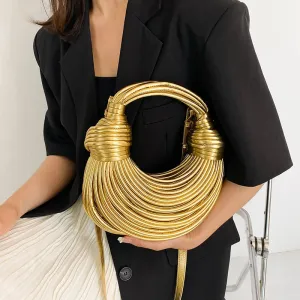 Katey Rope Knotted Evening Tote