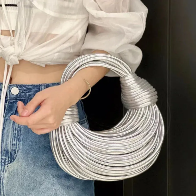 Katey Rope Knotted Evening Tote