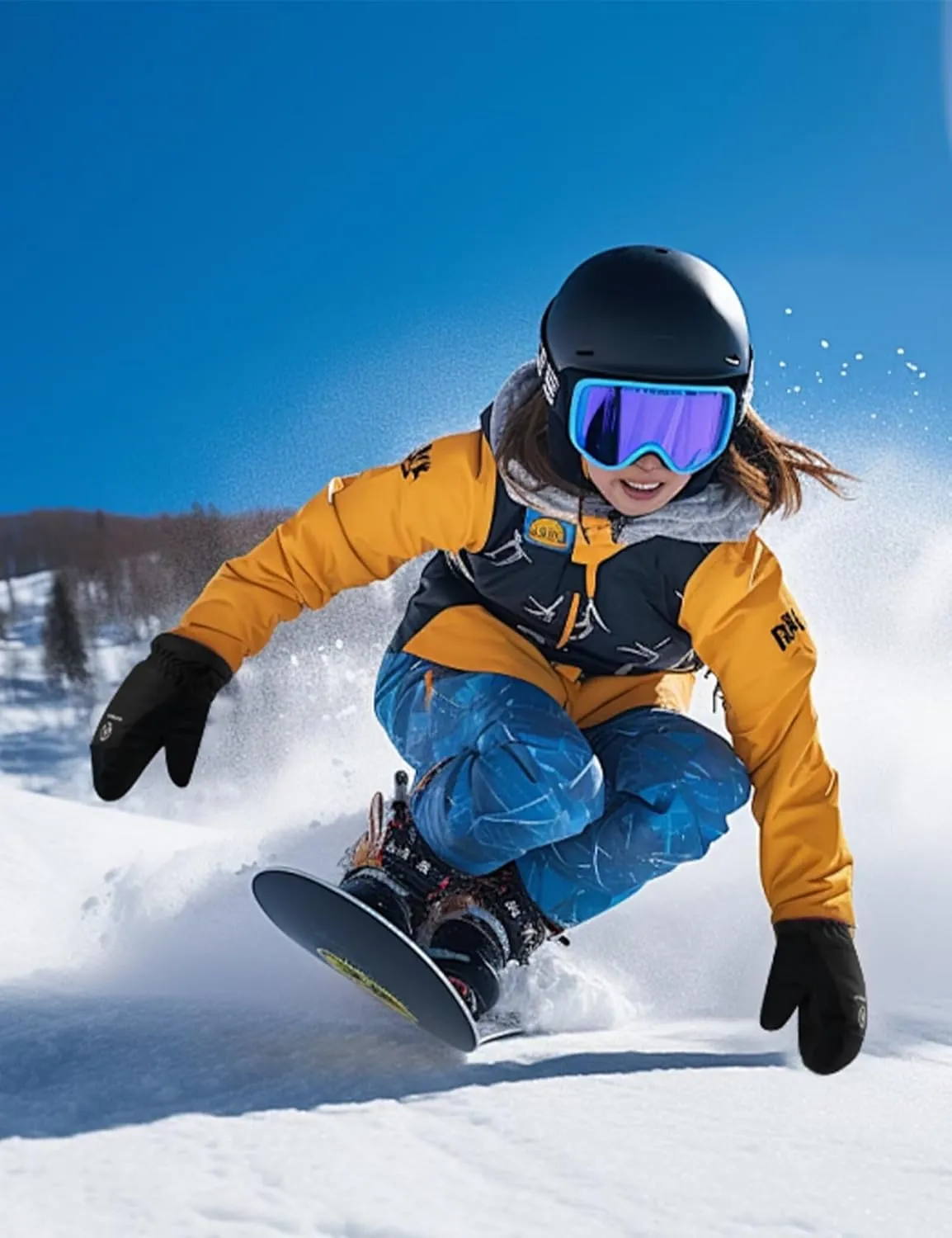 Kids Ski Gloves Waterproof Winter Snow Gloves for Boys Girls Cold Weather Windproof Warm Mittens for Snowboard Sport Outdoor