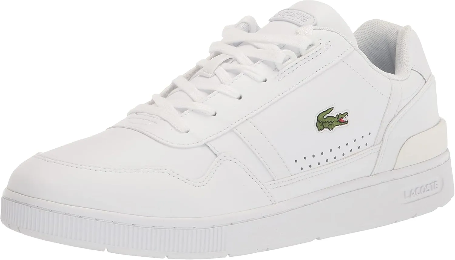 Lacoste Men's T Clip Multicolor Leather & Suede Sneaker