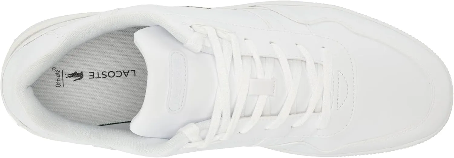 Lacoste Men's T Clip Multicolor Leather & Suede Sneaker