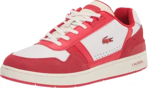 Lacoste Men's T Clip Multicolor Leather & Suede Sneaker