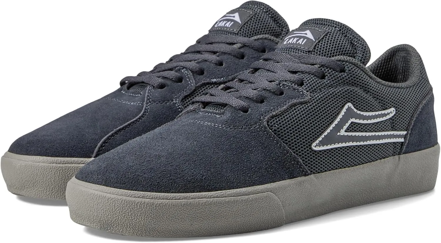 Lakai Cardiff Charcoal Suede 7.5 D (M)