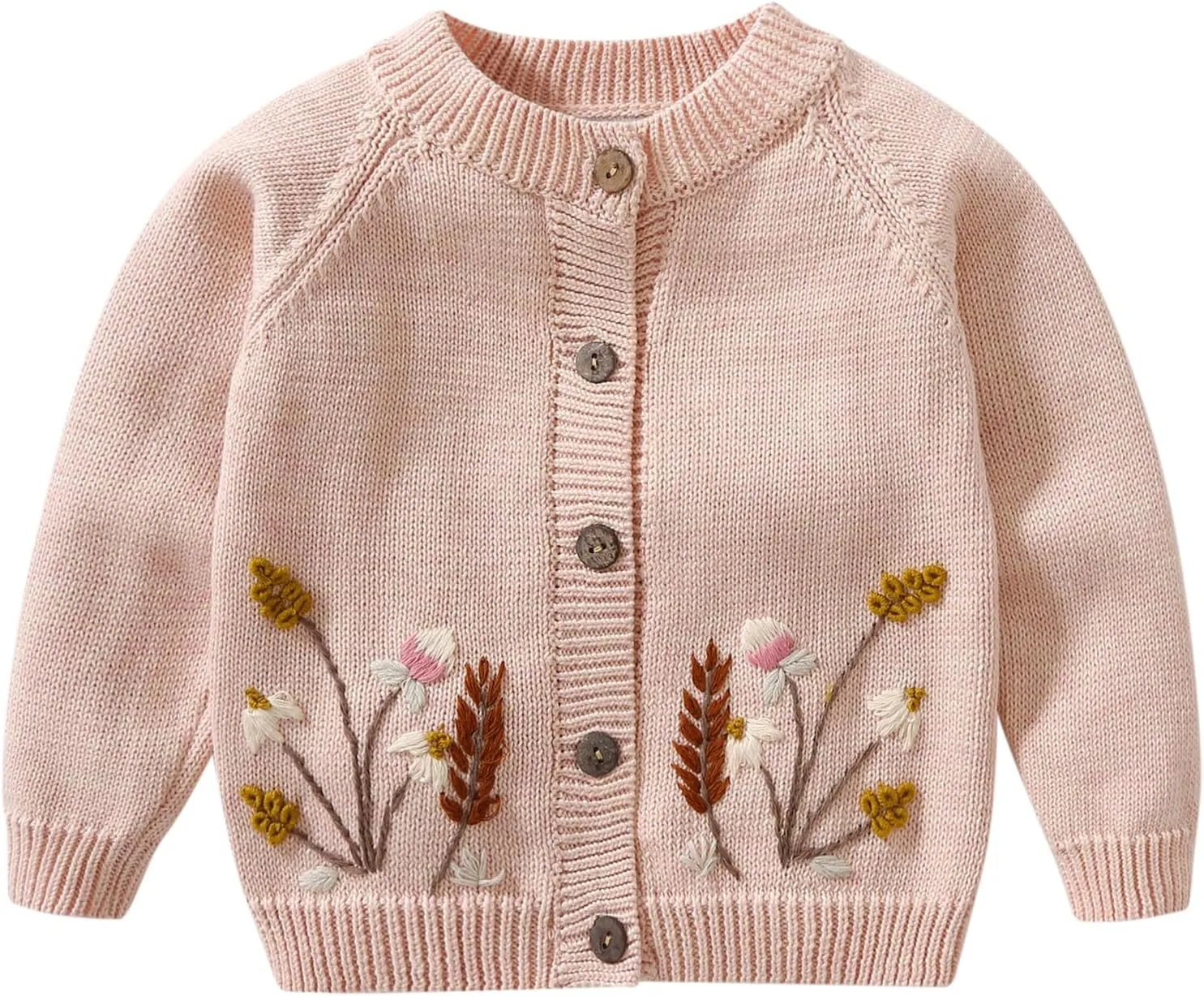 Lamgool Infant Baby Pullover Sweater Knitted Button Down Toddler Kids Sweatshirt for Spring