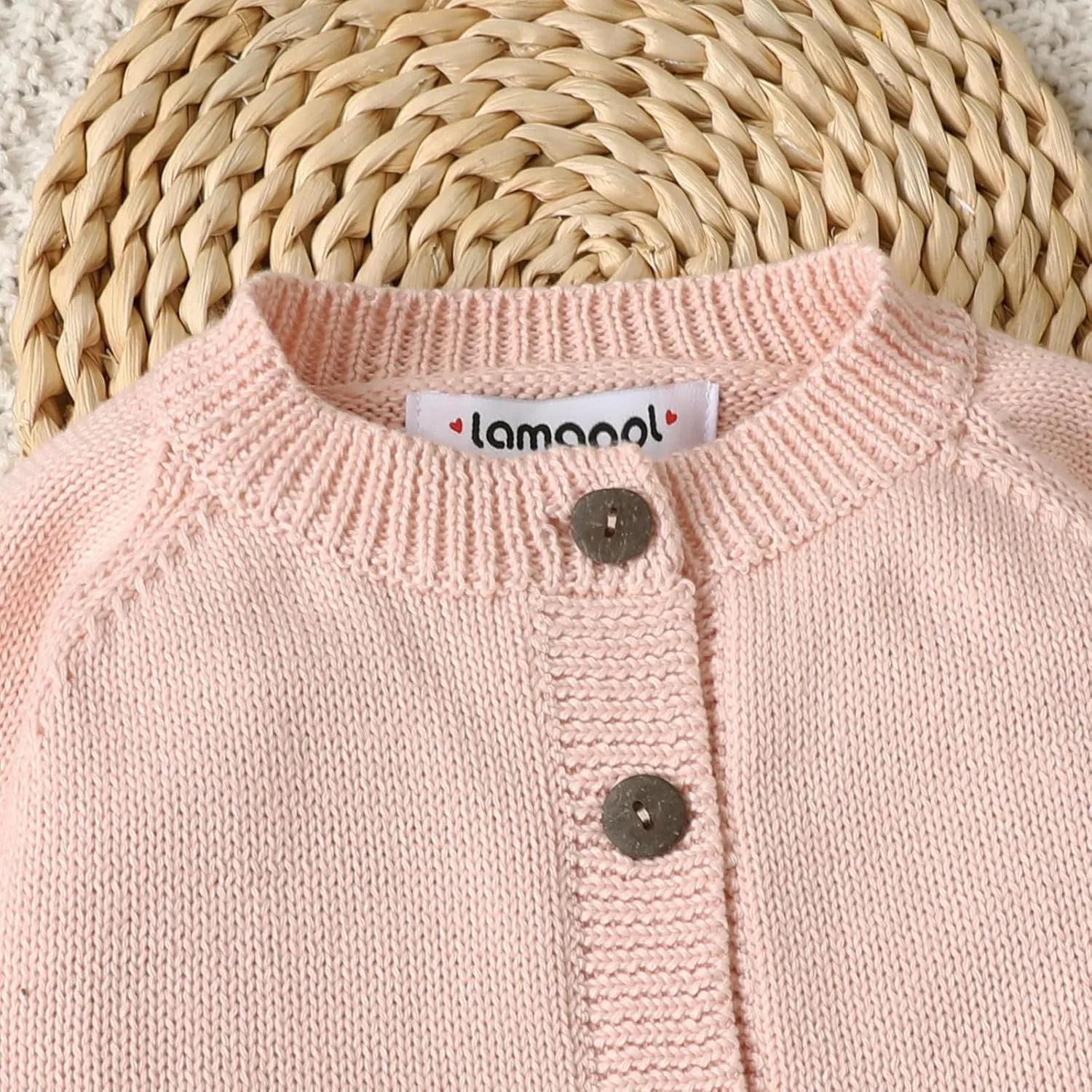 Lamgool Infant Baby Pullover Sweater Knitted Button Down Toddler Kids Sweatshirt for Spring