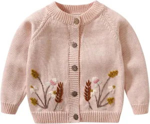 Lamgool Infant Baby Pullover Sweater Knitted Button Down Toddler Kids Sweatshirt for Spring