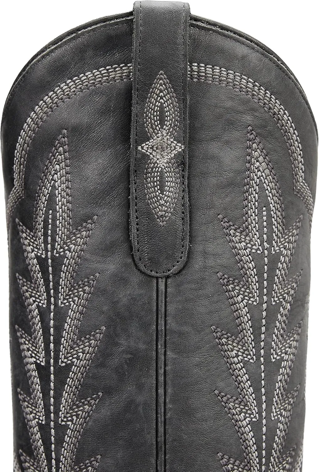 Lane Lexington Mid Calf Boot Distressed Jet Black