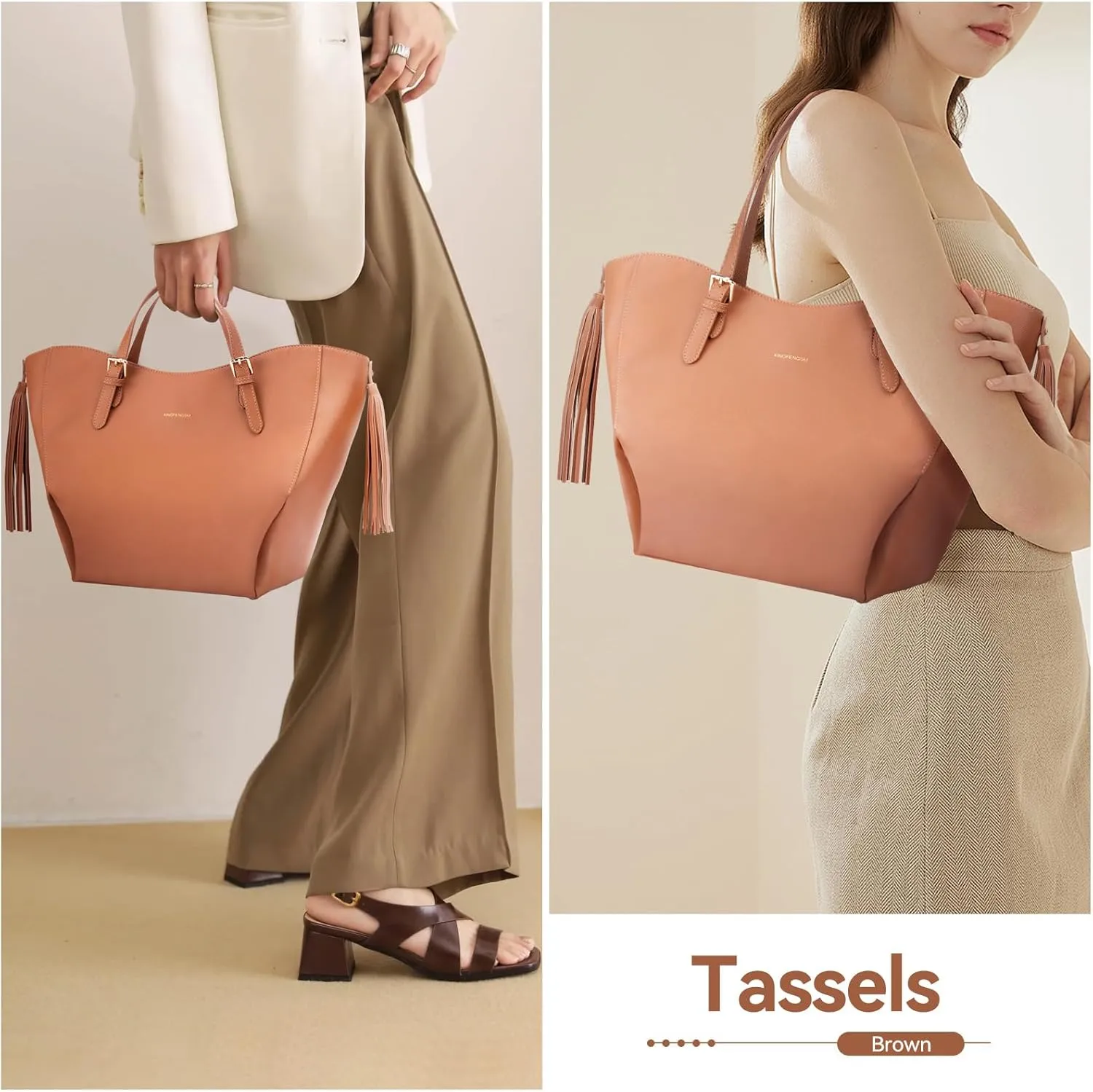Large Leather Tote Bag Purse For Women, Handbags For Women Work, Hobo Bags 2024.