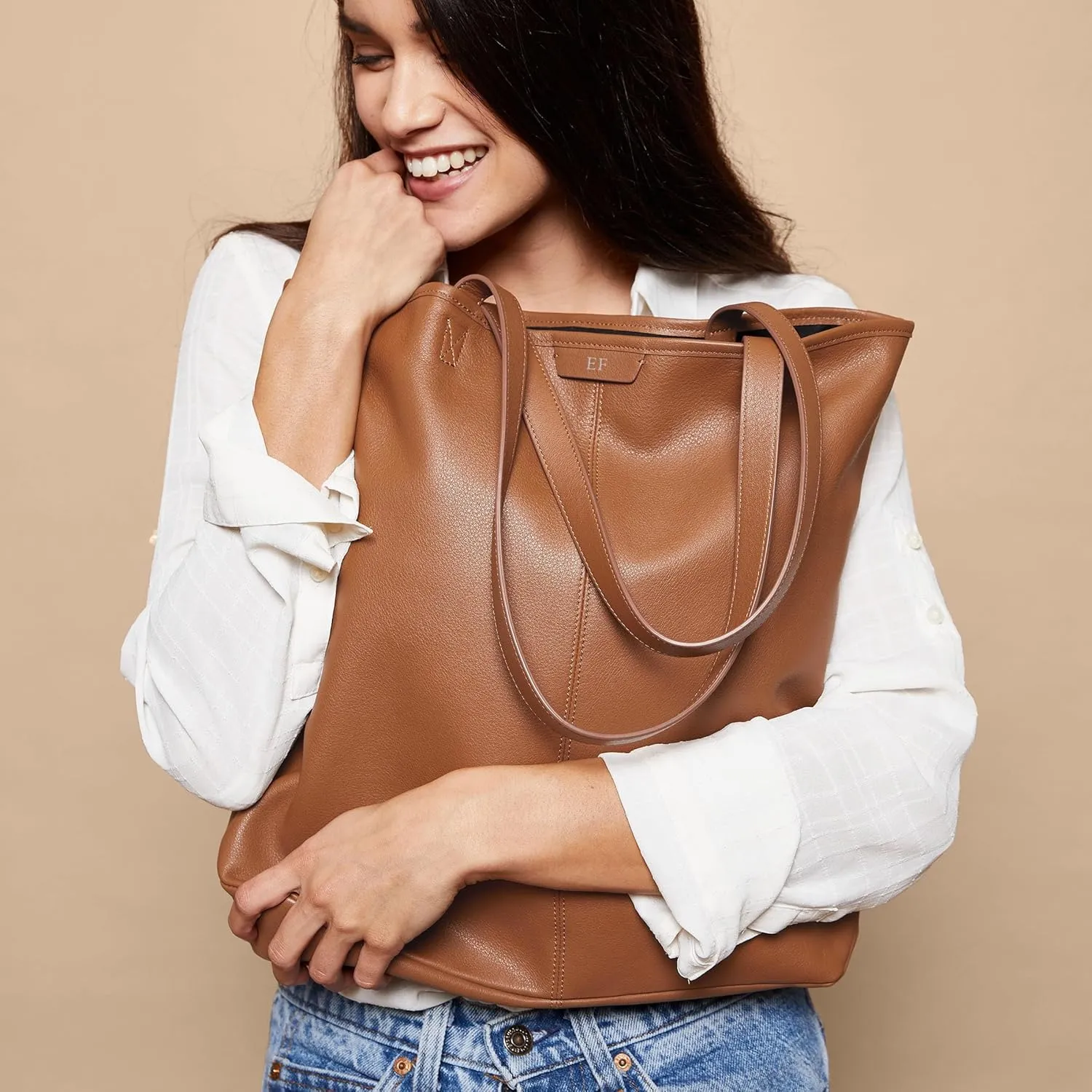 Leatherology Uptown Vertical Tote