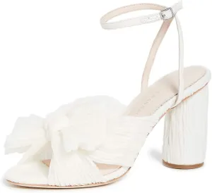 Loeffler Randall Women's Camellia Pleated Bow Heel with Ankle Strap
