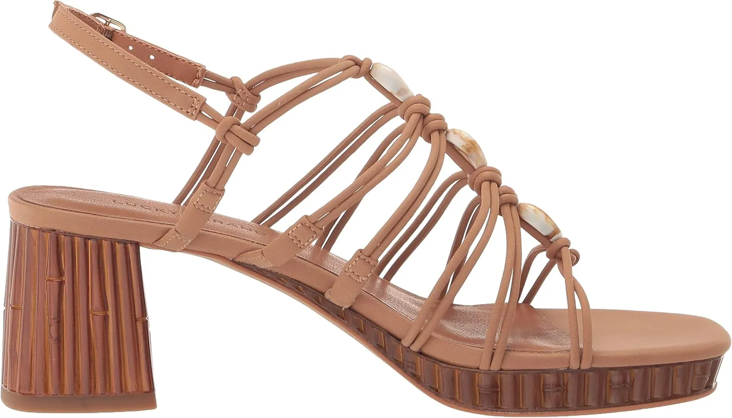 Lucky Brand Women's Bassie Strappy High Heel Sandal Heeled