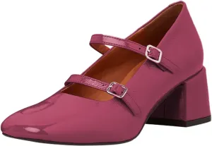 Maiyang Women Chic Two Straps Buckled Mary Jane Pumps Round Toe Chunky Mid Heel Party Event Dress Daily Shoes Size 4-16 US