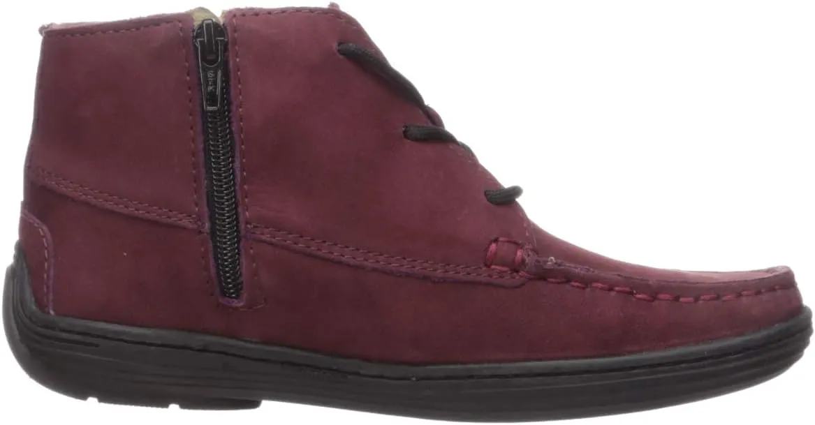 Marc Joseph New York Unisex-Child Leather Ankle Boot Embroidered Star Detail Loafer