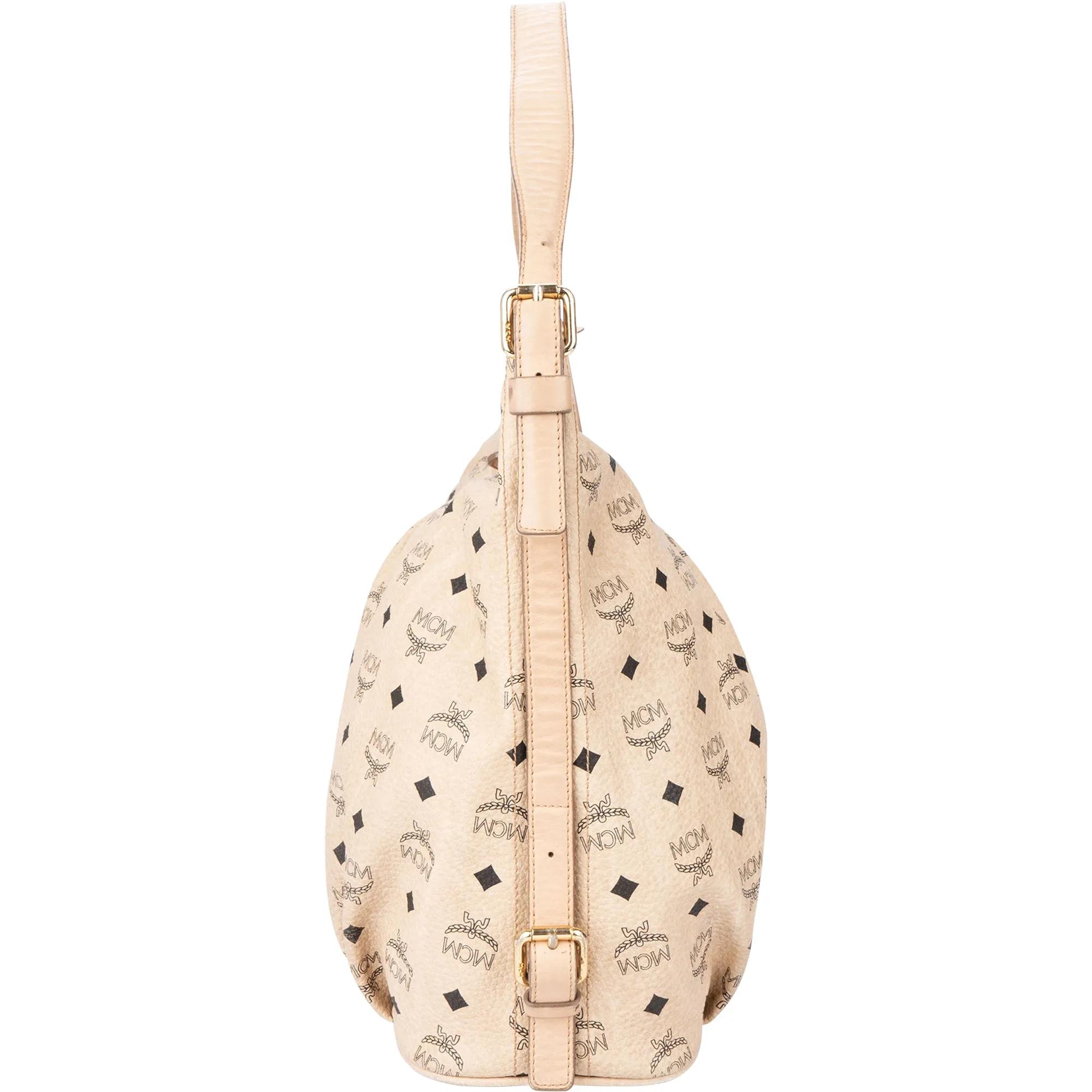 MCM Visetos Monogram Hobo Bag