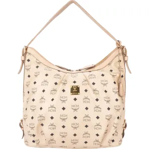 MCM Visetos Monogram Hobo Bag