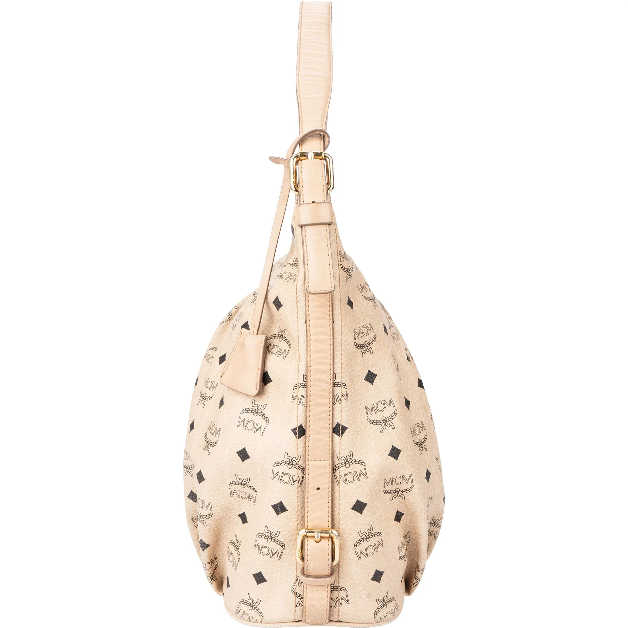 MCM Visetos Monogram Hobo Bag