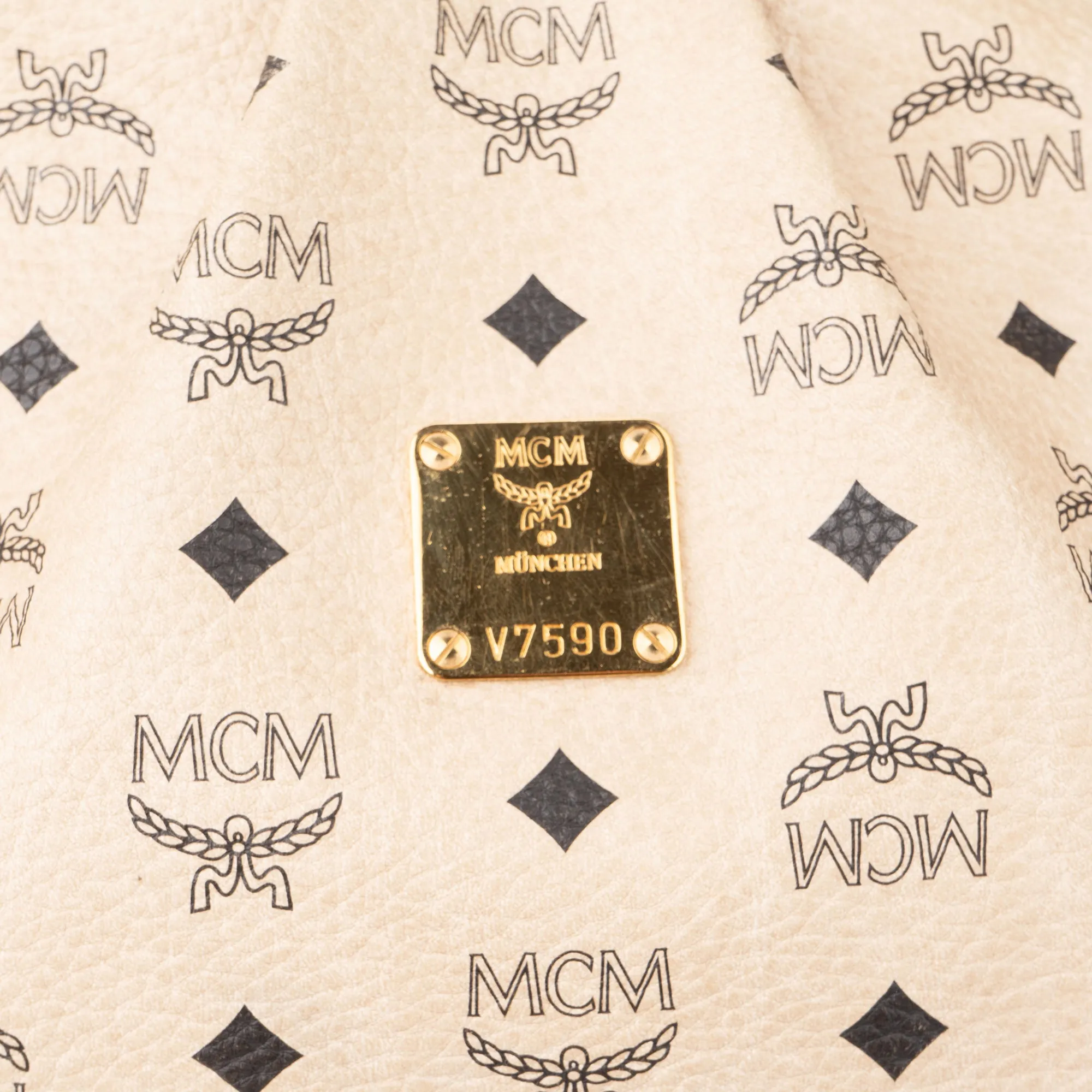 MCM Visetos Monogram Hobo Bag