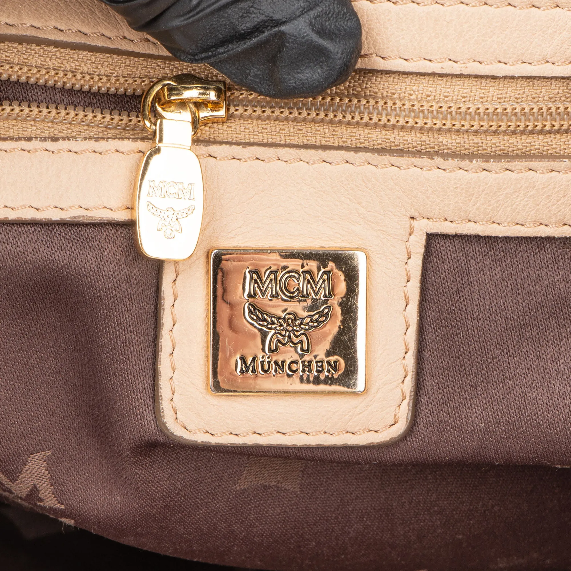 MCM Visetos Monogram Hobo Bag