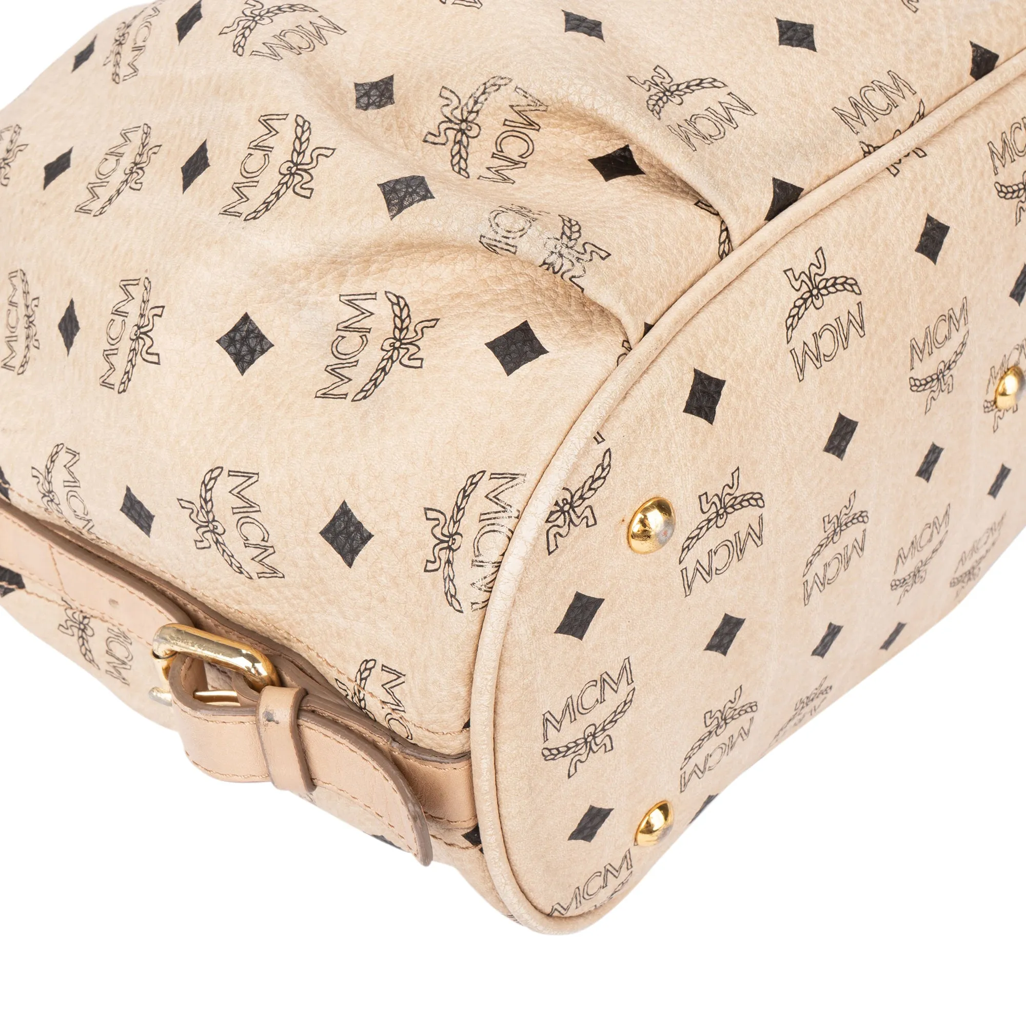 MCM Visetos Monogram Hobo Bag