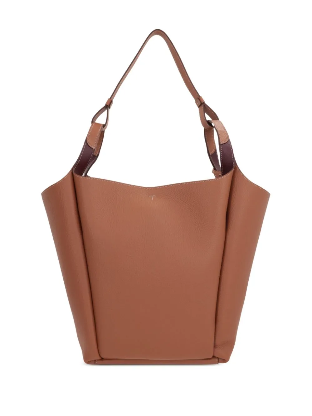 Medium leather bucket bag