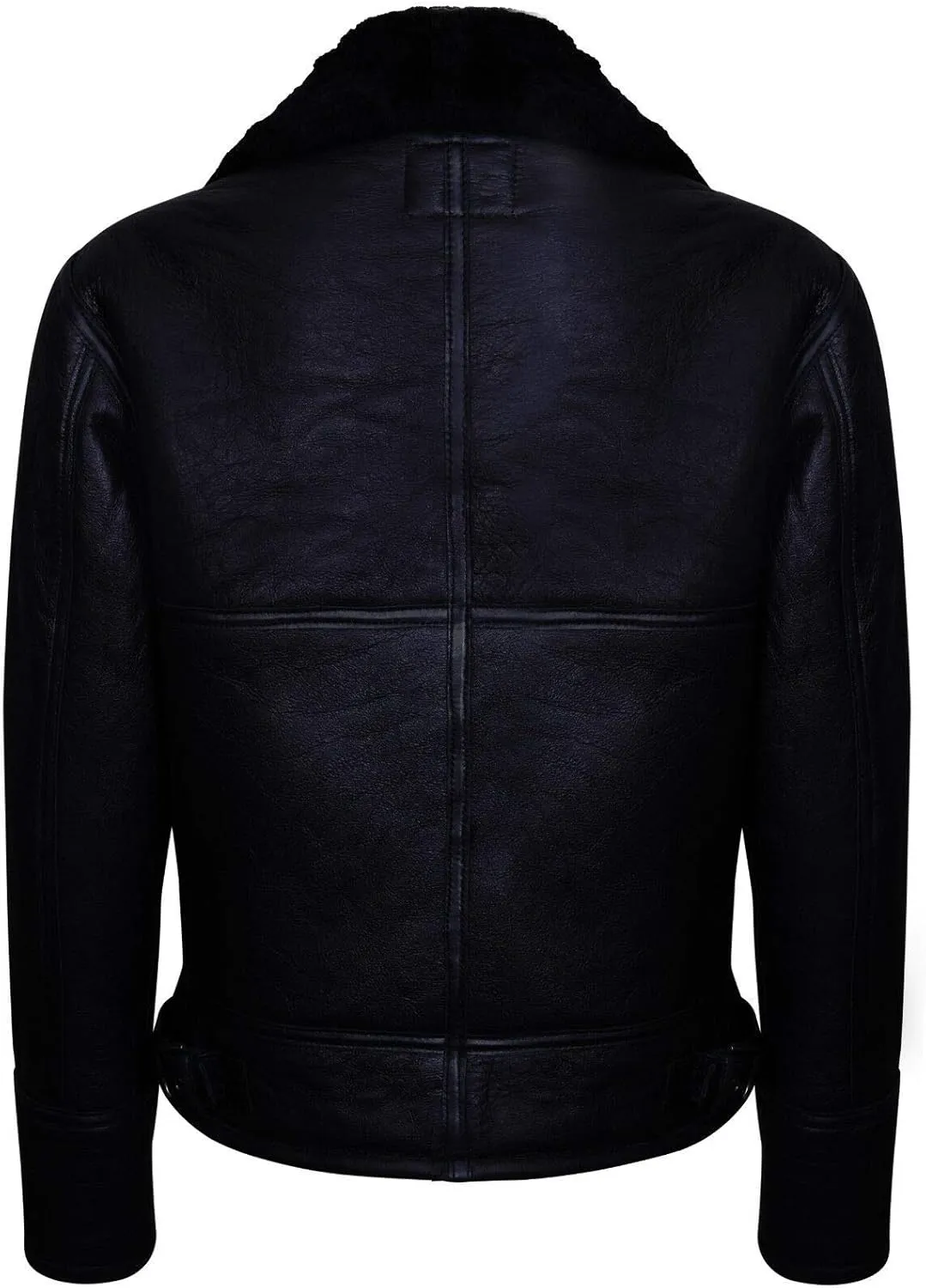 Men's B3 'Air Force' Real Shearling Sheepskin Aviator Pilot Flying Jacket