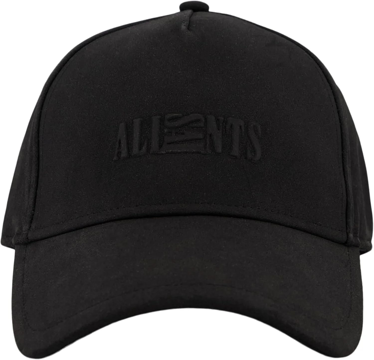 Men's Oppose Baseball Cap, Suede Hat with Logo & Adjustable Strap, Black