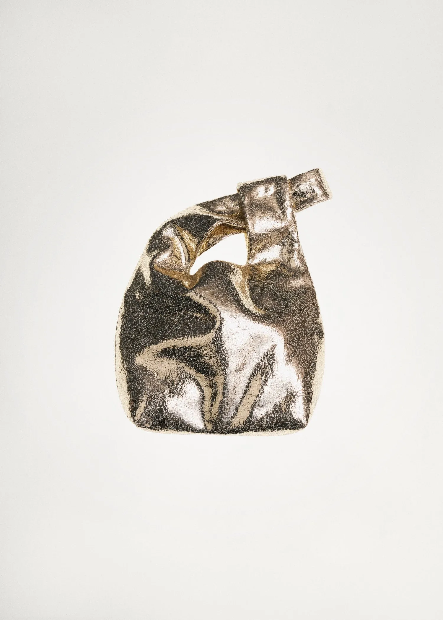 Metallic handbag