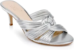 Mia Twisted Leather Mules