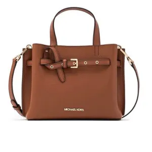 MICHAEL KORS Emilia Small Satchel Bag with Strap for Shoulder/Crossbody Wear