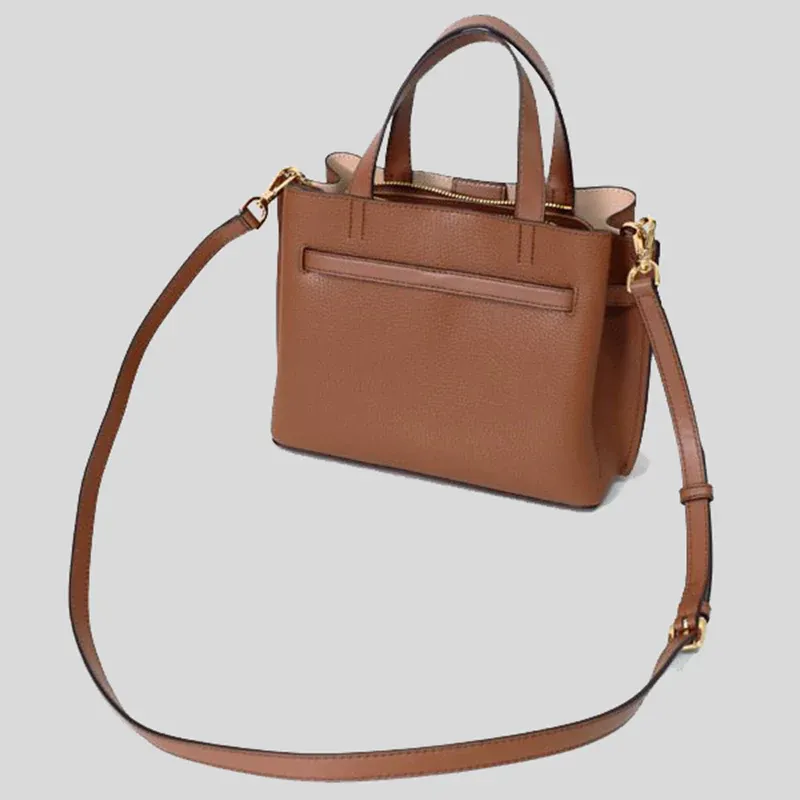 MICHAEL KORS Emilia Small Satchel Bag with Strap for Shoulder/Crossbody Wear