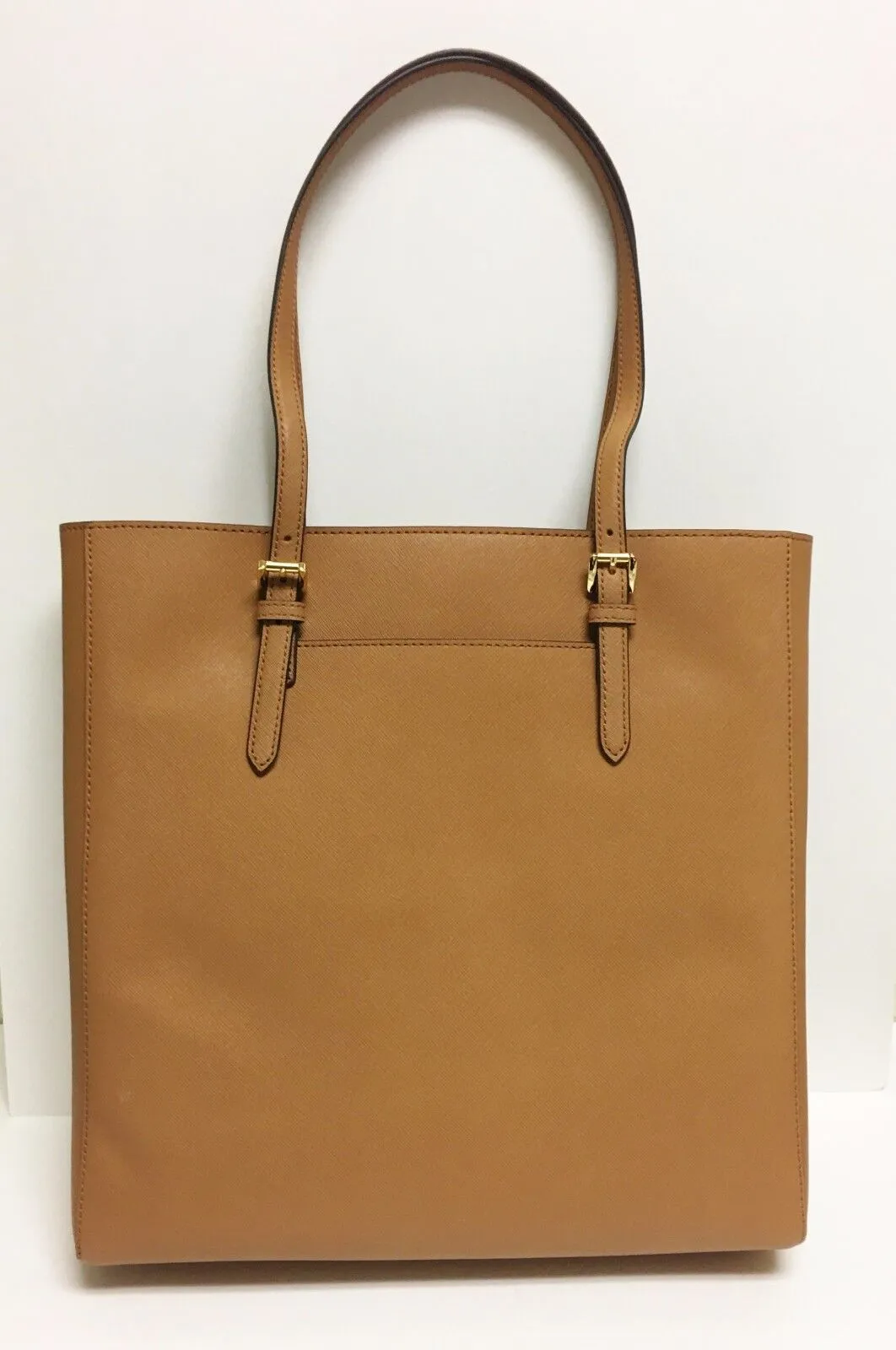 MICHAEL KORS JET SET TRAVEL ACORN LARGE SAFFIANO TOTE BAG