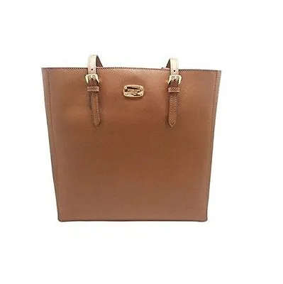 MICHAEL KORS JET SET TRAVEL ACORN LARGE SAFFIANO TOTE BAG