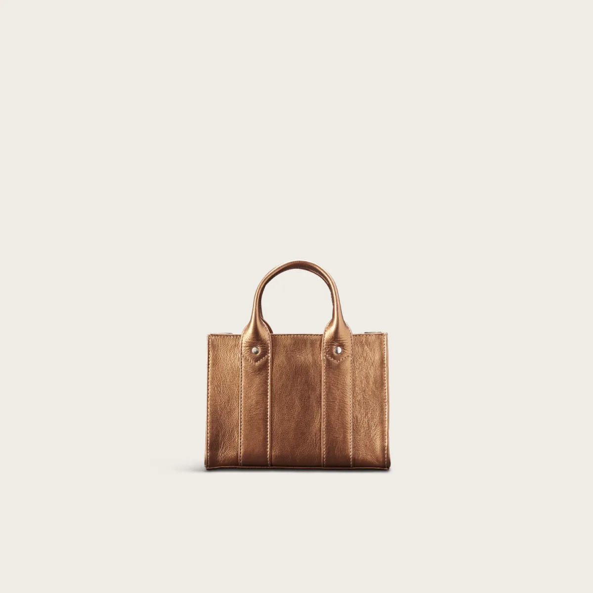 Mini Metallic Satchel