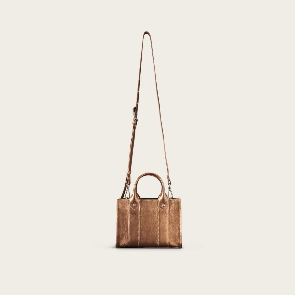 Mini Metallic Satchel