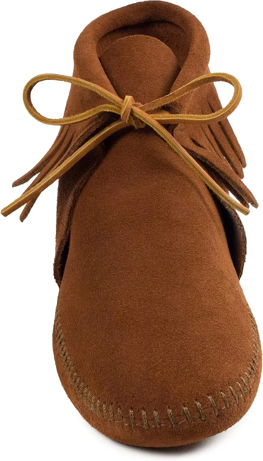 Minnetonka Men's Classic Fringe Moccasin Boot