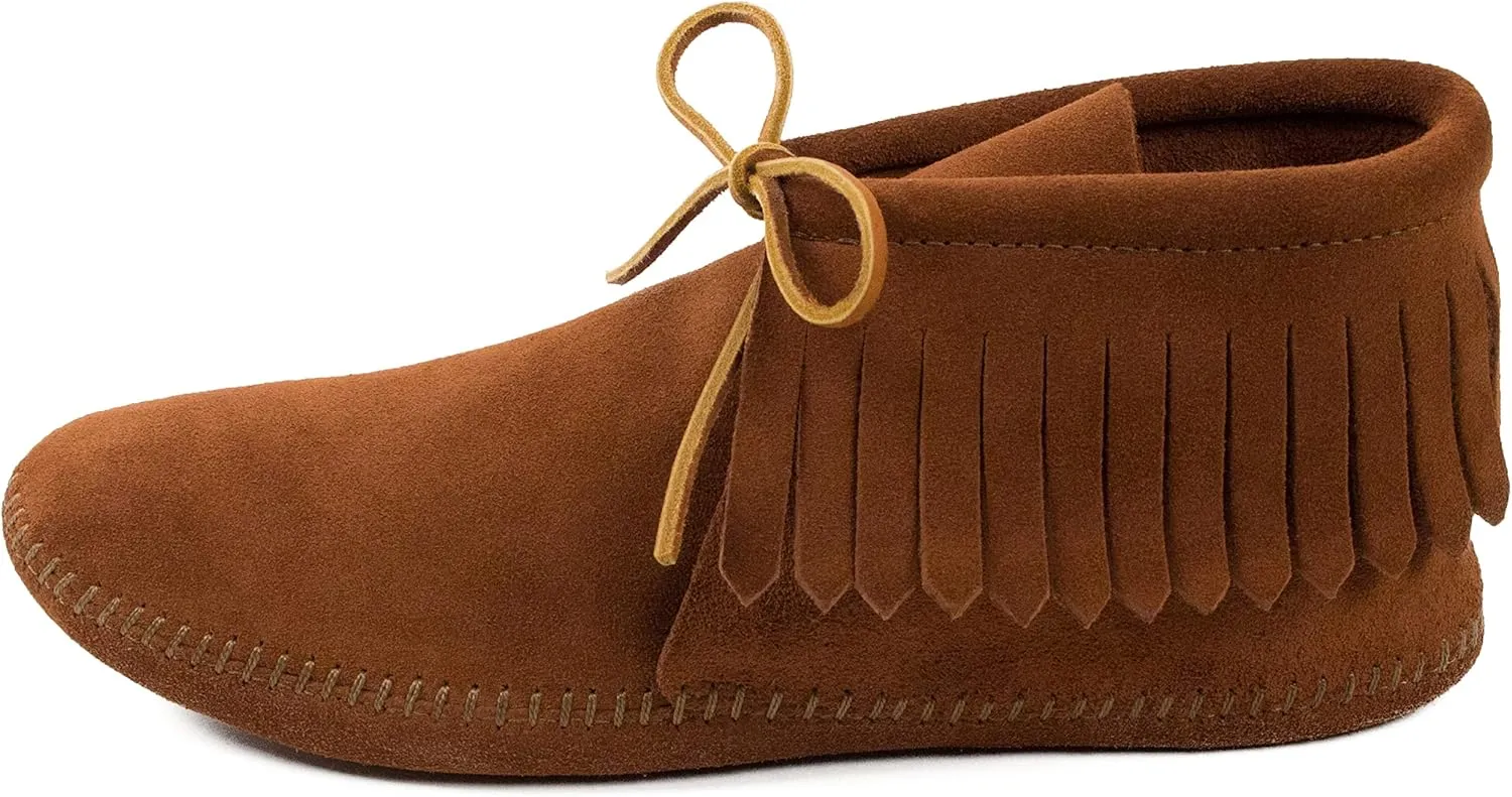 Minnetonka Men's Classic Fringe Moccasin Boot