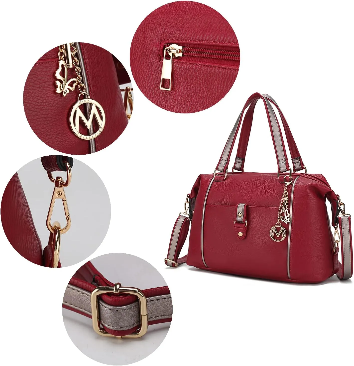 MKF Collection Tote Bag for Womens Top-Handle Satchel & Messenger Purse