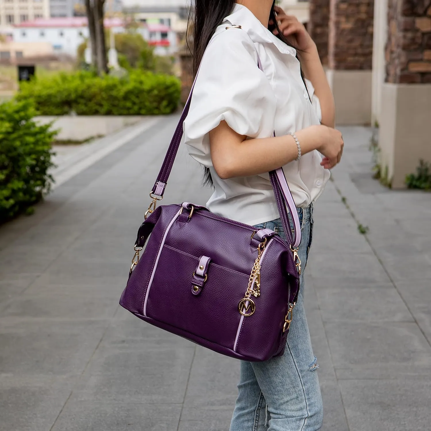 MKF Collection Tote Bag for Womens Top-Handle Satchel & Messenger Purse