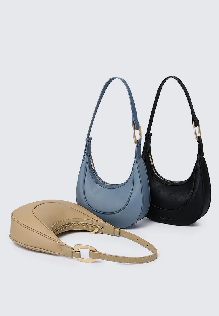 Nabilah Two-ways Hobo Shoulder (Steel Blue)
